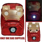 Iron Man x Loungefly Light Up Marvel Mini Backpack Bag Arc Reactor Movable Mask