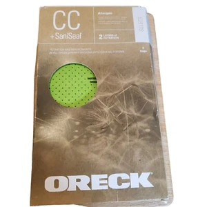 5 Oreck AK1CC6A CC SaniSeal Allergen AND 2 TYPE CC Filtration Vacuum Bags - Picture 1 of 7