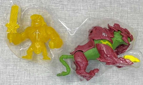 Eternia Minis MOTU Masters of Universe HE MAN BATTLE CAT figures LOOSE Grayskull Cover