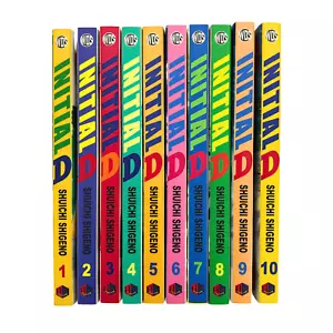 Initial D Manga Vol 1-48 SET SCIOLTO versione inglese fumetto white paper - Foto 1 di 101