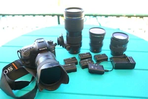Sony A 99ii 42 mp used camera with 24 x 70 f.2.8 lens & 70 x 200 f.2.8 lens - Picture 1 of 12