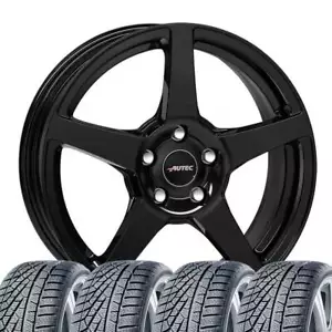 4 Winterräder Valea 7x17 SW 205/45 R17 88V für Opel Corsa Continental WinterCont - Bild 1 von 5