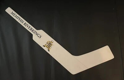 Vintage Anos 90 Memphis RiverKings Branco Mini Stick Plástico Logotipo Antigo Inglasco - Imagem 1 de 4