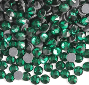 6000PCS Hotfix Rhinestones Bulk, Green Rhinestones for Crafts Clothes,Hotfix Cry - Picture 1 of 12