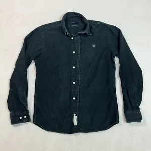 Camisa Top Informal Jack & Jones Premium Para Hombre S Pana Negra Cuello Abotonado - Imagen 1 de 16