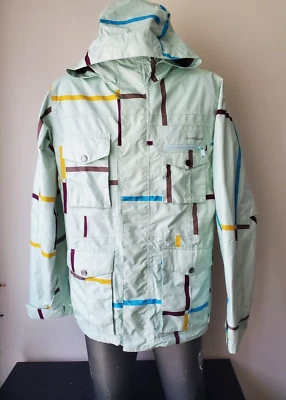 Foursquare Outerwear  Snowboard Ski Hooded Jacket Green Mens Size M - Image 1 of 4