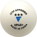 VICTAS Table Tennis Official Game Ball VP40+ 3 Star White