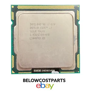 Intel Core i7-870 SLBJG 2.93GHz (Turbo 3.60GHz) 8M 4-Core LGA-1156 Desktop CPU - Picture 1 of 1