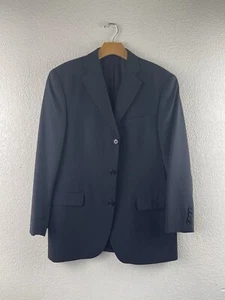 346 Brooksbrothers Blazer Jacket Men’s 38S Navy Blue Stretch - Picture 1 of 14