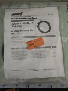 AUTO ~ NEW AUTOMATIC TRANSMISSION FLUSH HOSE IPD # PL-241 ALL VOLVO RWD 1970 -98 - Afbeelding 1 van 4