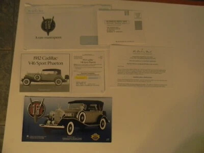 Danbury Mint  1932 V-16 Sport Phaeton Mailer - Image 1 of 3