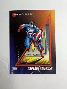 Tarjeta promocional Marvel Universe Capitán América #37 Prototipo - 1992 - Imagen 1 de 4