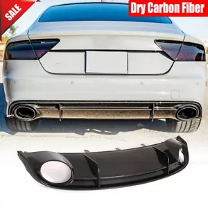 Kit de carrocería labial difusor de fibra de carbono seca fibra de carbono para Audi RS7 Hatchback 2014UP - Imagen 1 de 12