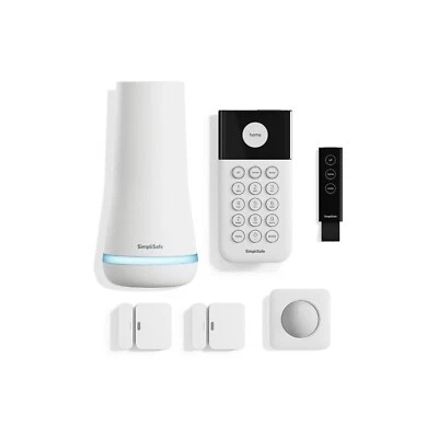 SimpliSafe 6 Piece Wireless Home Security System - White - Image 1 of 4