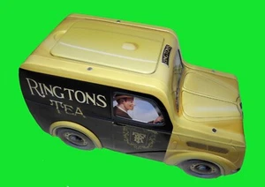 RINGTONS DELIVERY VAN 2020 ~ LIFT OFF LID ~ DECO TIN ~ GOOD COND 22x10x12 cm hi - Bild 1 von 3