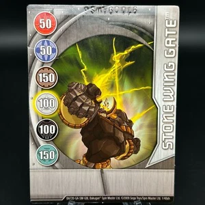 Bakugan STONE WING GATE scheda cancello metallo ARGENTO BA720-GA-SM-GBL 1/48ah IMPRINTA - Foto 1 di 8