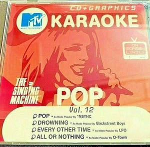 Karaoke Pop Vol.12 MTV Authentic 'Singing Machine' CD & G Near Mint - Picture 1 of 3