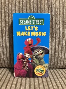 Sesame Street - Lets Make Music (VHS, 2000) Featuring Stomp - Picture 1 of 2