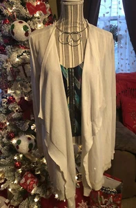 Michael Kors Damen Cardigan Pullover vorne offen Wasserfall Größe M - Bild 1 von 7