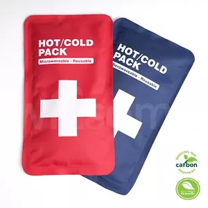 Reusable Hot/Cold Gel Pack First Aid Sprains Pain Relief Sports Physio Injury - Picture 1 of 9