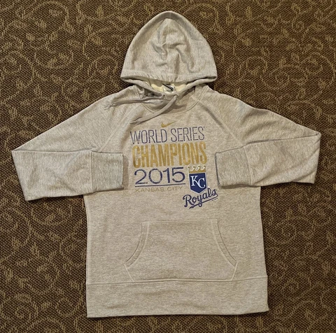Women’s Kansas City Royals Nike Center Swoosh Pullover Hoodie Size Large🔥 Cover
