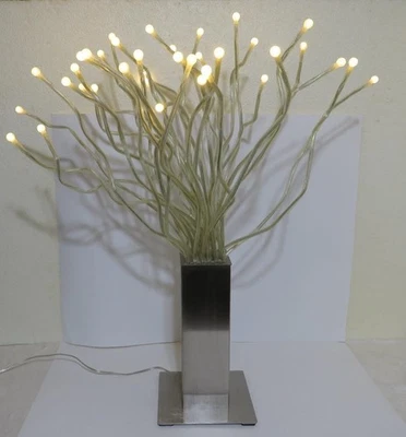 30" IKEA Stranne Table Lamp Medusa Octopus Flexible Brushed Stainless Steel LED - Image 1 of 4