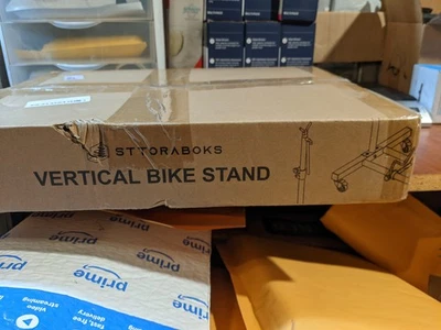 Sttoraboks Vertical Bike Stand Freestanding Indoor Bike Storage Rack Upright New - Image 1 of 2