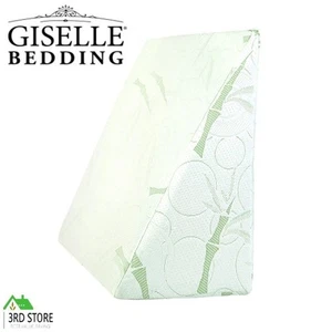 Giselle Bedding Wedge Pillow Memory Foam Cushion Back Support Bamboo Pillows - Picture 1 of 6