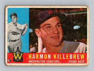 1960 Topps #210 Harmon Killebrew LOW GRADE Vintage HOF Baseball Card - Picture 1 of 2