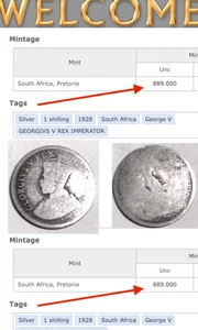 1928 South Africa 1 Shilling Silver Coin | Rare George V Era | Fair Condition - Picture 1 of 4