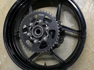 2013-2025 KAWASAKI NINJA ZX6R ZX636 BACK REAR WHEEL RIM ROTOR SPROCKET OEM - Picture 1 of 3