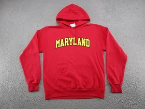 Champion Maryland University Spell Out Hoodie Sweatshirt Gr. M Y2K Lesen - Bild 1 von 12