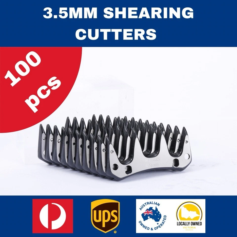 100pcs 3.5mm Shearing Cutters Blade Clipper Shearing Sheep Goat Alpaca - image 1 of 1