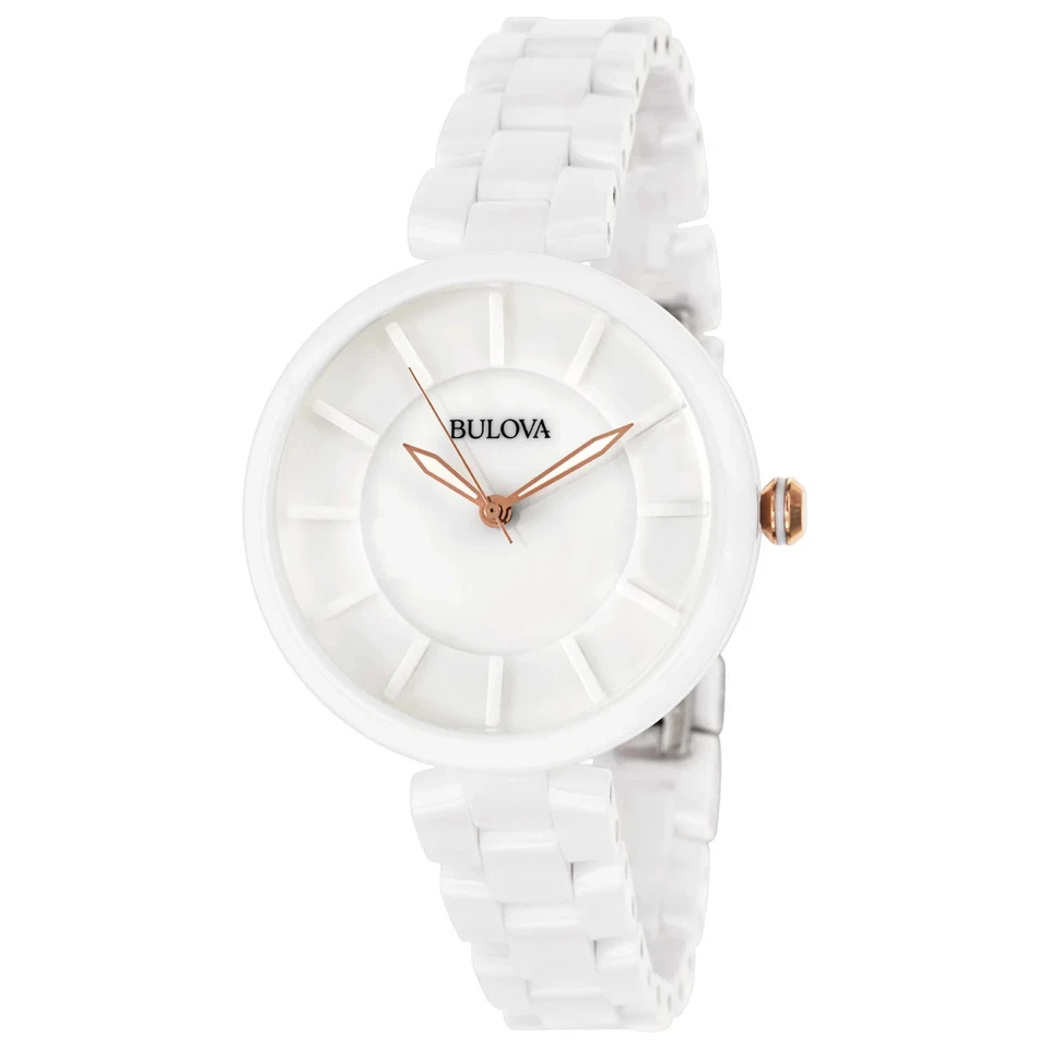 Reloj señora BULOVA 98L196 esfera blanca cerámica Foto 1 de 1