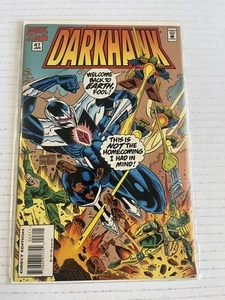 Darkhawk #47. Marvel, 1995. Attached Power Ranger Trading Card. Last Issue. NM - Picture 1 of 16