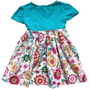 Kleinkind Mädchen handgefertigtes kleines Geschäft A-Linie Kleid-Größe 3T - Bild 1 von 1