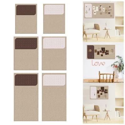 Cork Bulletin Board Hanging Bulletin Board for Memo Notes Office Home Photo - Image 1 of 2