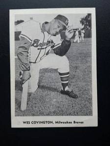 Wes Covington - 1960's Jay Publishing Milwaukee Braves Picture Pack MLB Baseball - Picture 1 of 2