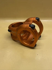 Orange Spank Spoon 350 Aluminum 35mm x 35  X 0* x 1-1/8 Threadless Stem - Picture 1 of 20