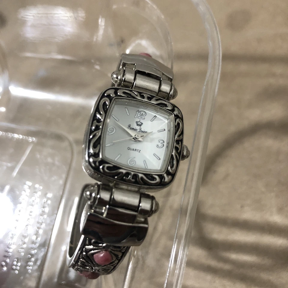 Relógio de pulso analógico Premier Designs com punho e movimento de quartzo - Imagem 1 de 4