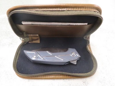 Fox Knives Phoenix Frame Lock FX-531 TI BL M390 Blue Titanium - Image 1 of 4