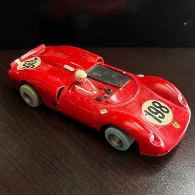 Strombecker Rojo Ferrari 365 P-2 - Coches Ranura Escala 1/24 Foto 1 de 4