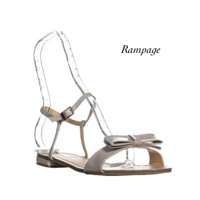 Sandalias Rampage Rangler Taupe Pajarita Correa al Tobillo Talla 8 1/2 Foto 1 de 4