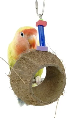 BONKA BIRD TOYS 1232 Coco Nest Bird Toy parrot cage toys cages finch conure cockatiel house pet