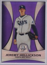 2010 Bowman Platinum Prospects Purple Refractors #PP3 Jeremy Hellickson