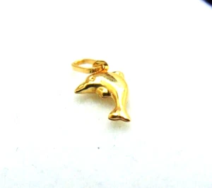 9ct Gold Dolphin Pendant 9CH295/D0263 - Picture 1 of 10