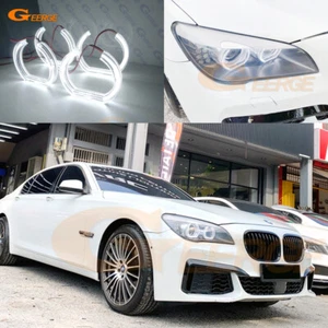For BMW F01 F02 F03 F04 Ultra Bright DTM M4 Style Led Angel Eyes Kit Halo Rings - Bild 1 von 33