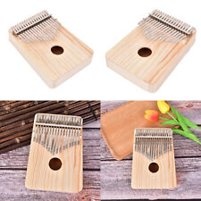 17 Keys Kalimba African Solid Pine Wood Thumb Piano Finger Percussion DIY DS