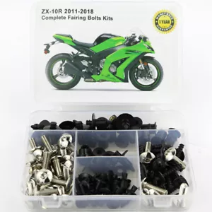 Kit de tornillos sujetadores de cuerpo pernos de carenado apto para Kawasaki Ninja ZX-10R 2011-2018 - Imagen 1 de 18