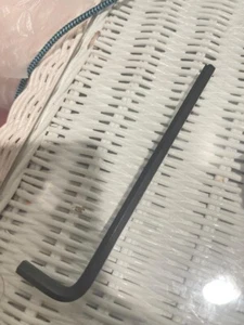 EACH CR-V 7/32” Hex Key Allen Wrench L Shaped Black 5" Long 1" W(5B) - Picture 1 of 4